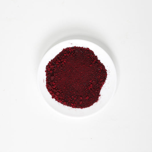 Top view of Beetroot Sprinkles vegetable powder for dog meal toppers and dog treat ideas