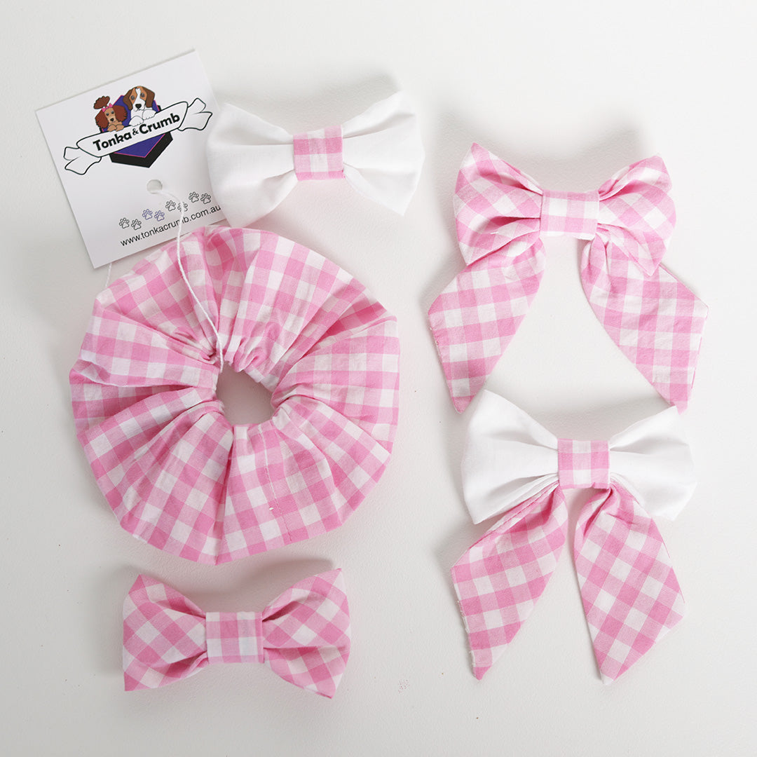 Scrunchie | Pink Gingham