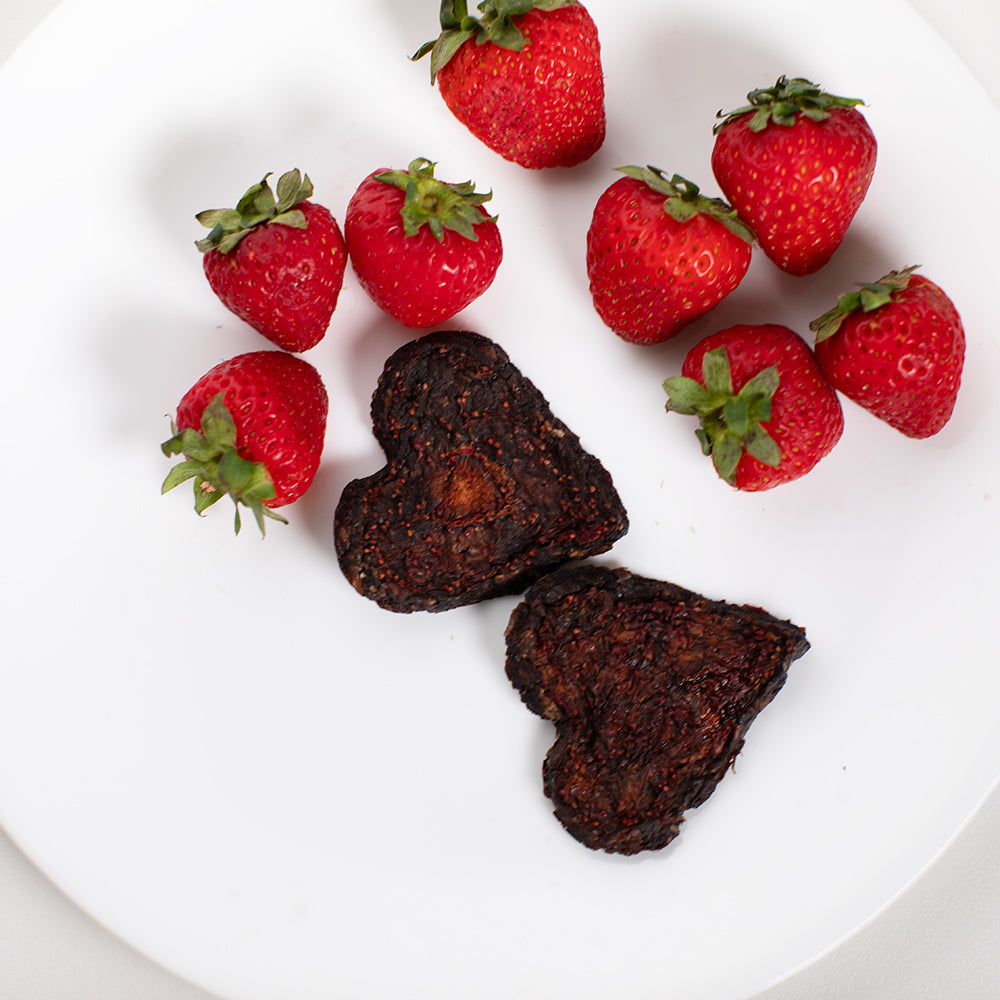 Beef jerky with strawberries for dogs