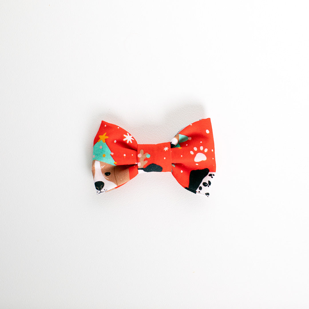 Christmas pet bow tie