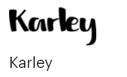 Font style Karley or pet bandana