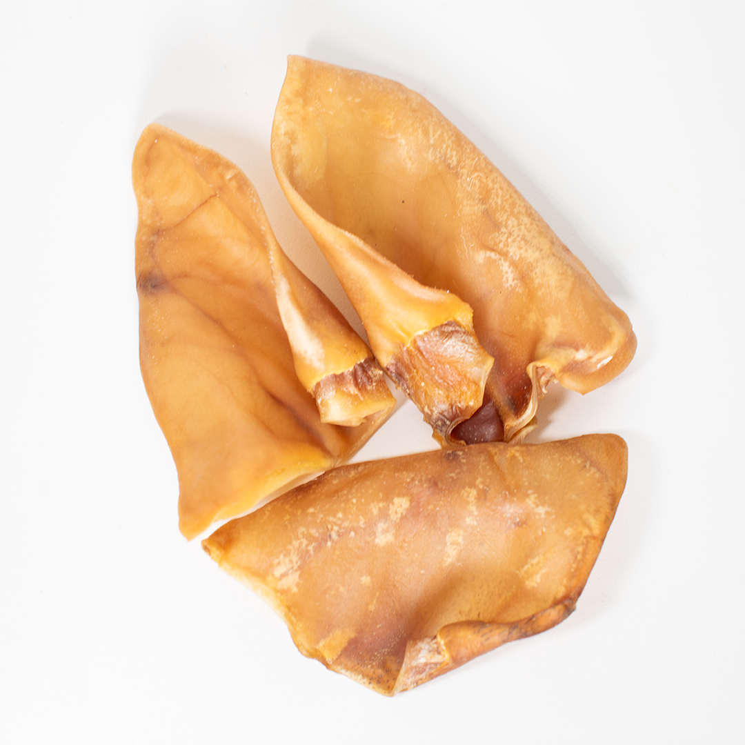 Top view pig ears for dogs