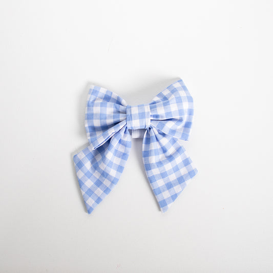 Baby blue sailor bow for pets