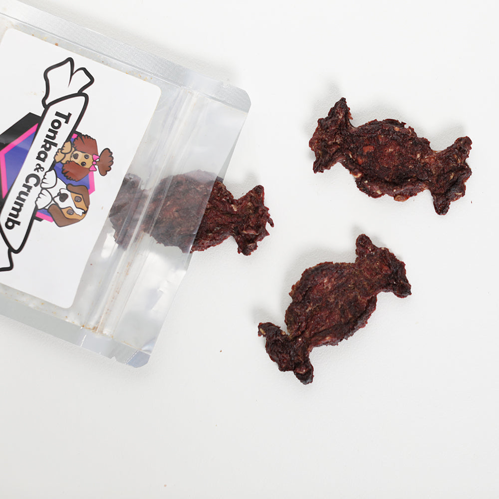 Kangaroo jerky dog treats