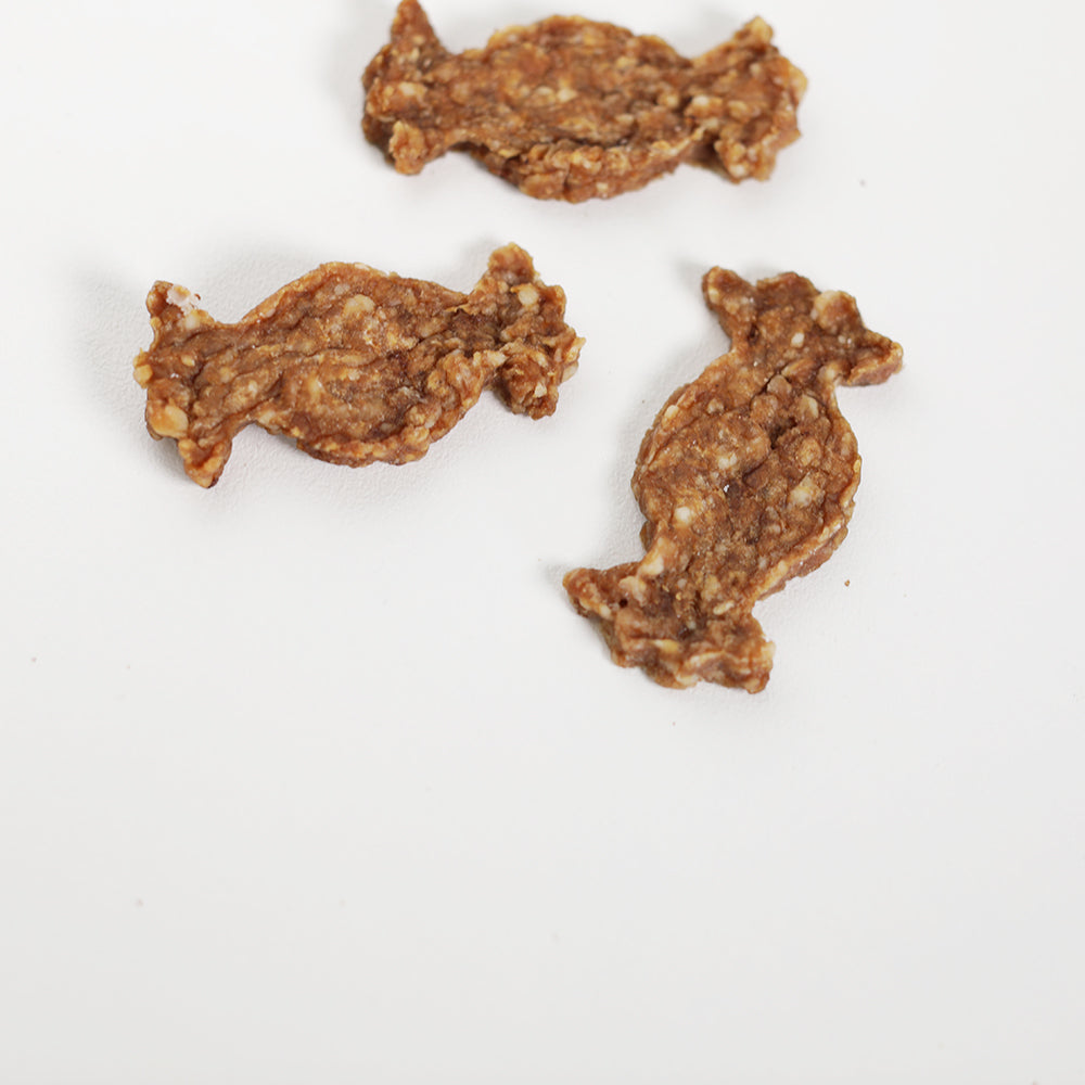 Dehydrated pork dog biscuit