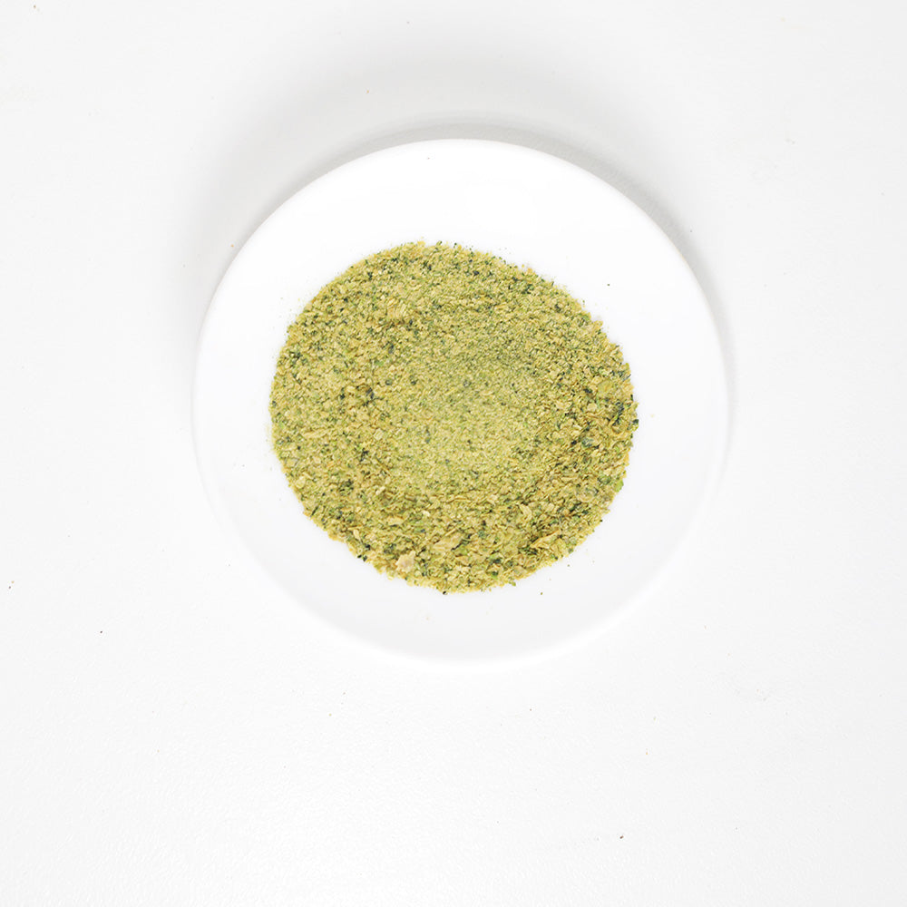 Top view of Zucchini Sprinkle Powder Vegetable Meal Toppers